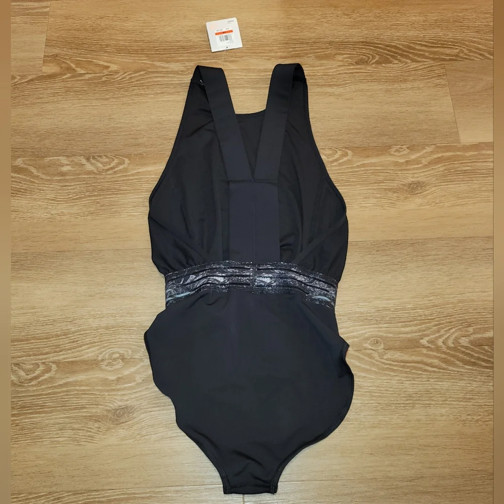 Puma Women's Athletic Black Leotard Explosive Multi-Purpose XS $70 New